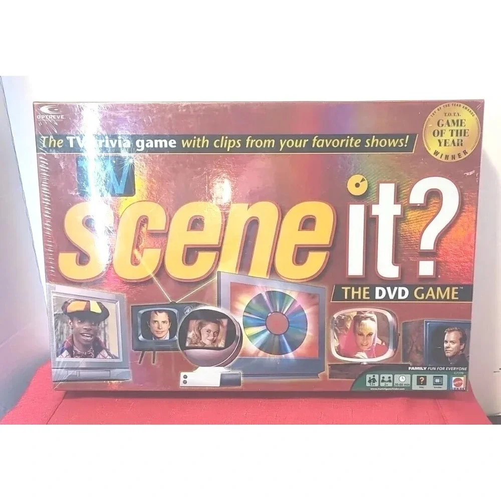 TV Scene it? TV‎ Trivia Game DVD Family Friends Board Game Factory Sealed New - Picture 2 of 8
